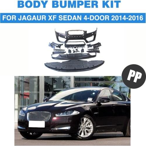 PP Black Primer Car Accessories Body Kits for Jaguar XF Sedan 4-Door 2014-2016