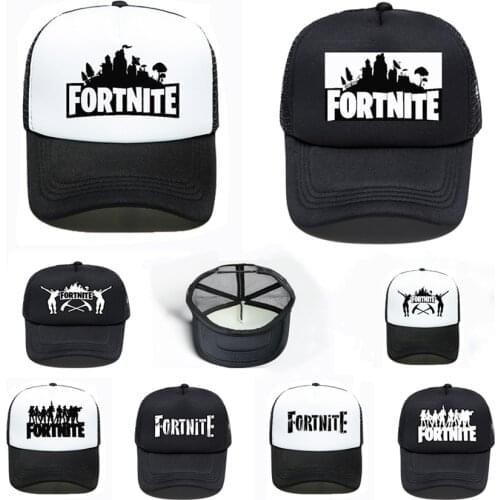 Fortniteed Game Adjustable Baseball Cap Aduld Baseball Hat Breathable Unisex Summer Mesh Cap Baseball Caps Children Boy Girl Hat