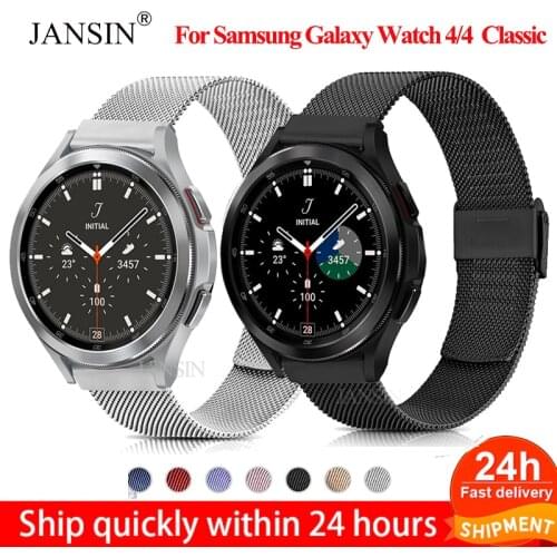 Watchband For Samsung Galaxy Watch 4 44MM 40MM Milanese Stainless Steel Strap For Samsung Galaxy Watch 4 Classic 42MM 46MM Band