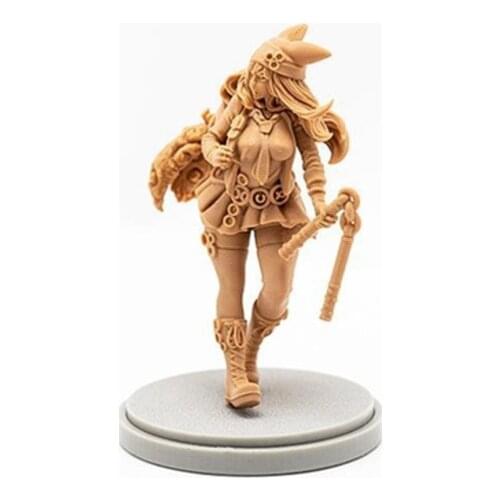 Special Offer Die-cast Resin Model KD 10 Ring Tail Fox Cat Suit Resin White Model Free Shipping