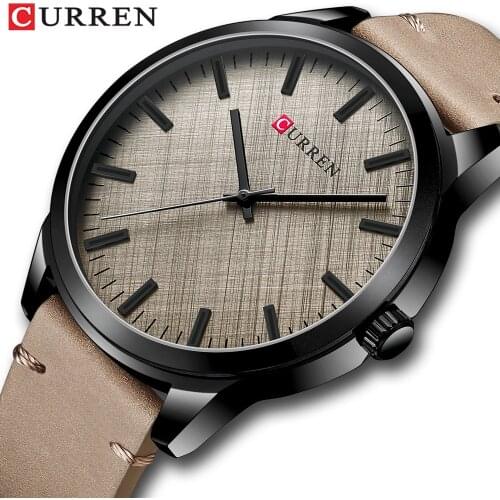 CURREN Sport Watches Men 2020 Classic Business Simple Leather Wristwatch For Man Military Quartz Clock Relógio masculino 8386