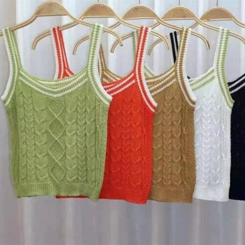 Suit Set Women's Cropped Tank Tops
