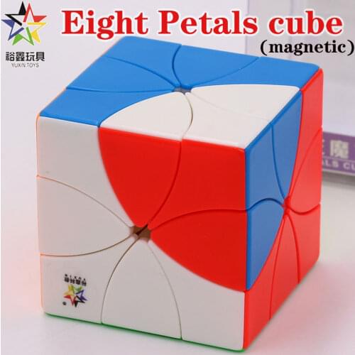 Magic cube puzzle YuXin eight petals cube magnetic dino professional speed twist wisdom educational creative toys game cube Z