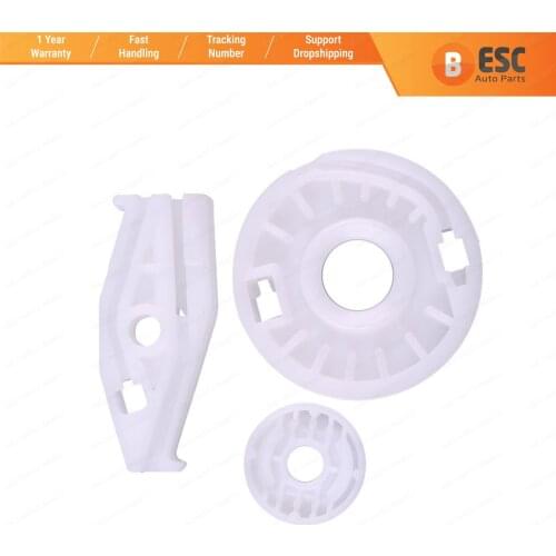 ESC EWR791-1 Window Regulator Repair Slider Brackets and Wheel Rear Rear Right Door for VW New Beetle Cabriolet 2003-2010
