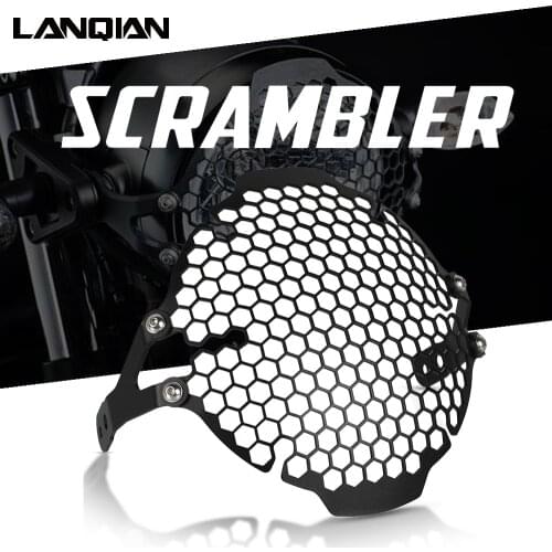 Motorcycle Headlight Protector Cover For Ducati Scrambler Nightshift Icon Dark Street Classic Mach 2.0 Cafe Racer Flat Tracker