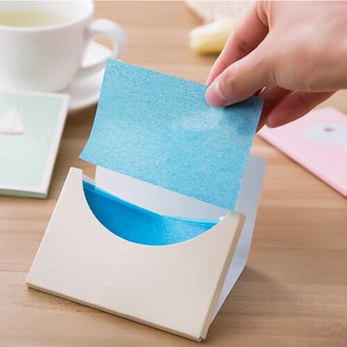 100Pcs/set Face Oil Blotting Paper Protable Matting Face Wipes Facial Cleanser Oil Control Oil-absorbing Face Cleaning Tools