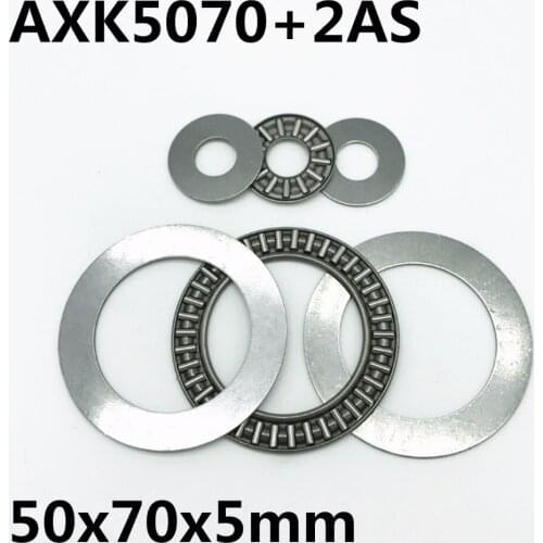10pcs AXK5070 +2AS Thrust Needle Roller Bearing 50x70x3 mm Thrust Bearing Brand New High quality