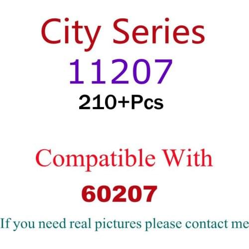 210Pcs 11207 Building Block Toy City Series 60207 Assembled Building Block Childrens Toy Gifts