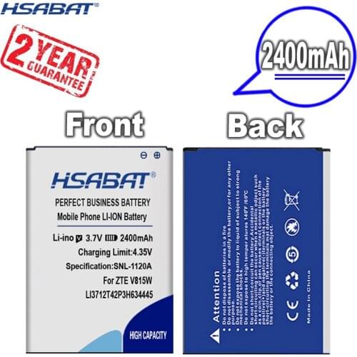 New Arrival [ HSABAT ] 2400mAh LI3712T42P3H634445 Replacement Battery for ZTE V815W