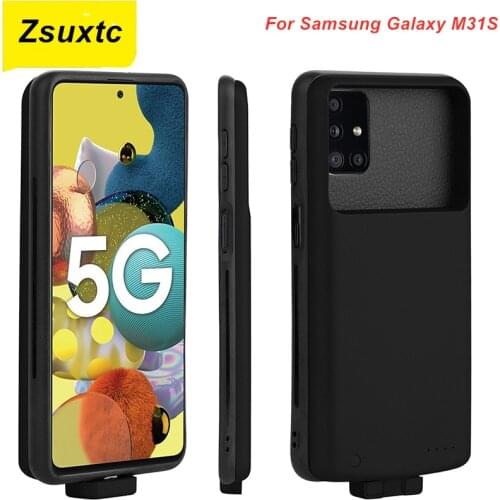 For Samsung Galaxy M31S Battery Case M31S 5000Mah Charger Case Smart Phone Cover Power Bank For Samsung Galaxy M31S Battery Case