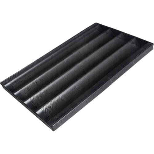 French Bread Mold For Baking Bread Wave Baking Tray Practical Cake Pan Baguette Mold Groove Waves Bread Baking Tool