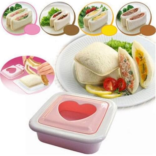 Sandwich Mold Love Heart-shaped Bread Toast Making Mold Toast Cutter Sandwiches Maker Tool