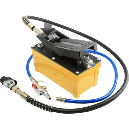 HHB-70BQ 1.7L Pneumatic Hydraulic Foot Pedal Pump Air Foot Pump 1700CM3 For Automobile Sheet Metal Beam Corrector