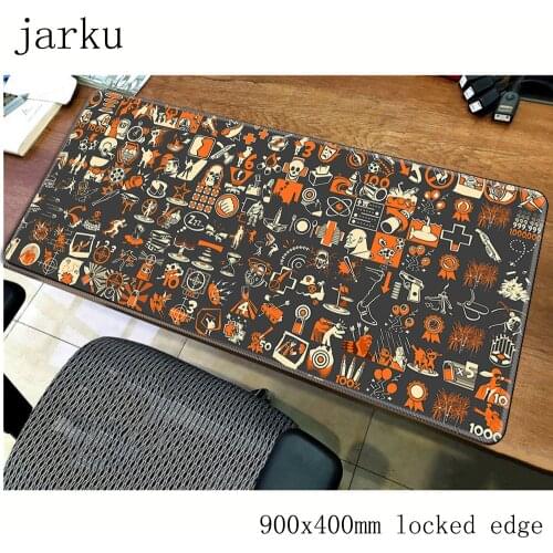 Team fortress 2 mousepad gamer 900x400X3MM gaming mouse pad large Cartoon notebook pc accessories laptop padmouse ergonomic mat