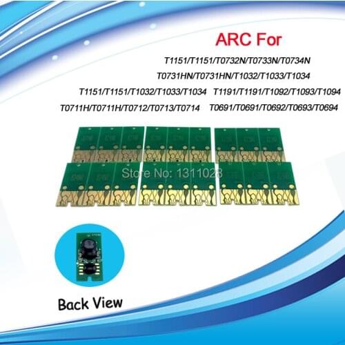 INK WAY T1191 T1191 T1092-T1094 T1091 T1091-T1094 Compatible ARC for Epson ME OFFICE 70 1100,5SETS,25PCS,Free shipping