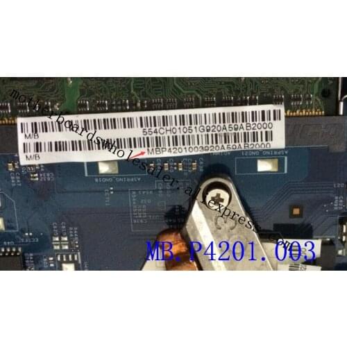 For ACER ASPIRE 5536 MOTHERBOARD MBP4201003 MB.P4201.003 Laptop Mainboards
