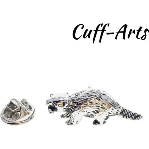 Brooch Lapel Pin For Men Pins and Brooches Beaver Lapel Pin Badge Jewelry Broche PIN de la solapa By Cuffarts P10181