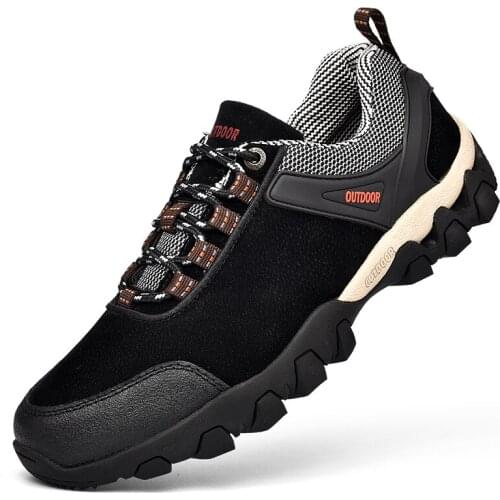 Men Camping Outdoor Sport Hiking Shoes For Male Climbing Sneakers Non-Slip Shoes Anti Slippery Outdoor Shoes