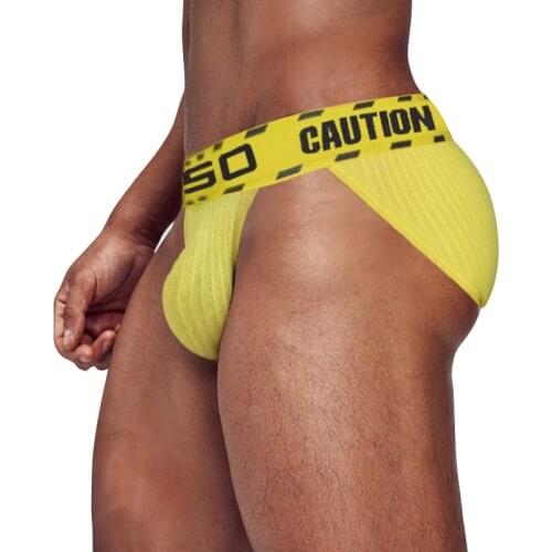 Fashion 0850 Gay Sexy Underwear Mens Briefs Slip Cotton Men Panties Bikini Comfortable U Convex Man Underpants High Fork BS3105