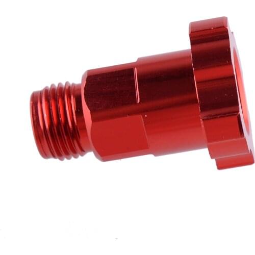External Thread M16*1.5mm Car Aluminum fit for PPS Adapter Spray Cup Connector Pot Joints Red