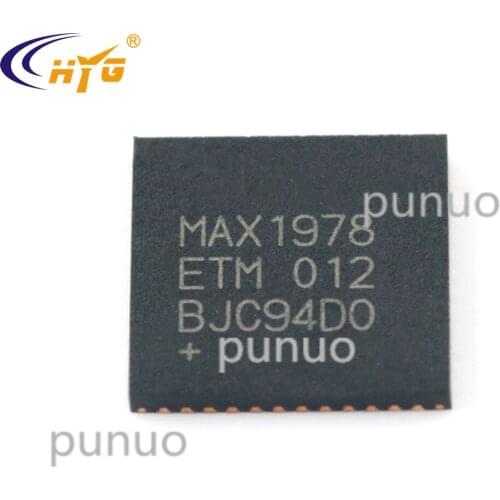 Original Authentic MAX1978ETM+T Encapsulation TQFN48 Integrated Temperature Controllers for Peltier Modules