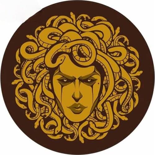 LLY-0880 Personality Car Stickers Medusa Gorgon Head Creative Decal PVC Waterproof Occlusion Scratch Self-adhesive Auto Decals