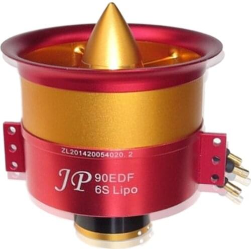 JP 90Mm EDF all-metal ducted fan with brushless motor: 4250 KV1750 motor (6S), 4250 KV1330 (8S), 4250 KV1050 (12S)