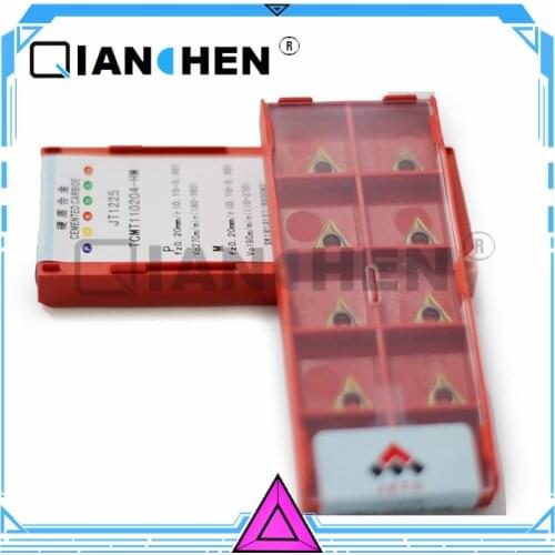 Original JXTC TCMT110204-HM JT1225 TCMT110208-HM JT1225 (10pcs/lot) Tungsten Carbide Cutting Tools Insert External Turning Tool