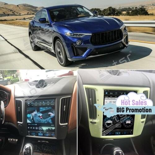 Tesla Screen Android 9 Player For Maserati Levante 2012 2013 2014 2015 2016 2017 2018 2019 2020 GPS Navigation Radio Head Unit
