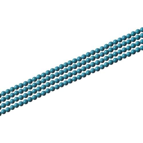 Blue Round Stone Beads Pick Size For 2mm For Diy Blue Turquoise jewelry Accessories 15inch Loose Beads H675