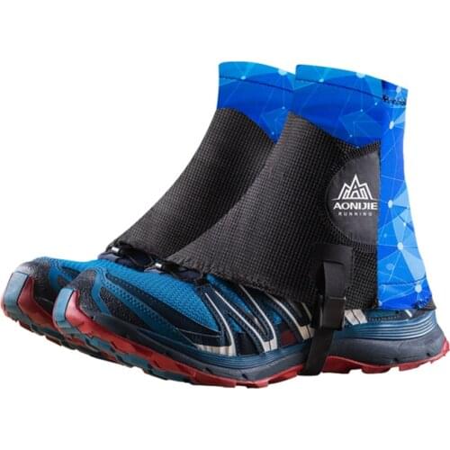 Aonijie Trail Running Sandproof Gaiters High Protective Shoe Covers Outdoor Unisex Reflective For Marathon Camping Hiking E941