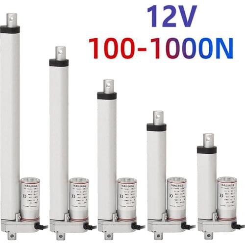 Linear Actuator 12v DC Motor Electric Linear Actuator 50MM 100MM 150MM 200MM 250MM Stroke For Car Trunkp Doors Windows