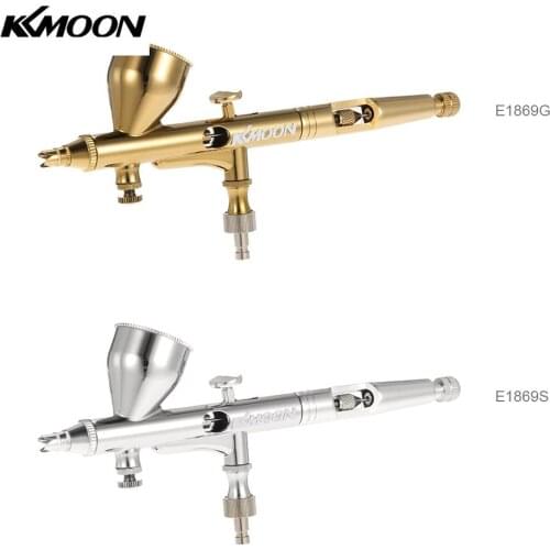 Airbrush Spray Gun 0.25mm Gravity Feed Dual-action Airbrush Kit Set Air Brush for Art Painting Tattoo Nail Art Dropper Wrench