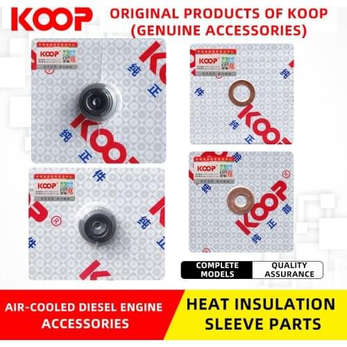 KOOP Powered air-cooled diesel engine accessories 17/6/8FA Fuel injection pump Mat nozzleve Copper gasket Heat insulation slee