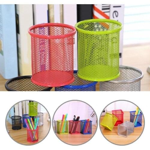 Wrought Iron Great Desktop Makeup Brushes Organizer Holder Durable Pencil Holder Sturdy Construction for School