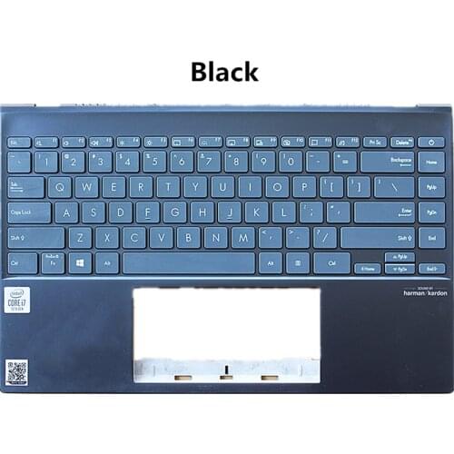 Lapto/Notebook US Backlight Keyboard Cover case for Asus ZenBook 14 UX425 UX425JA 14 U4700J Black/Gold