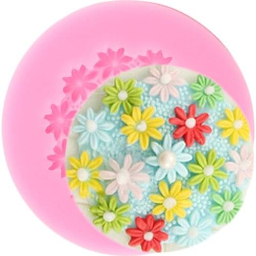 Flower Silicone Mold Fondant Modls DIY Party Cupcake Topper Cake Decorating Tools Chocolate Gumpaste Mould Candy Clay Moulds