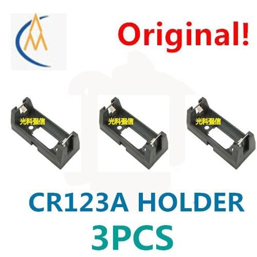 CR123A into 16340 batteries battery holder type button battery holder plastic battery base durable environmental protection mate