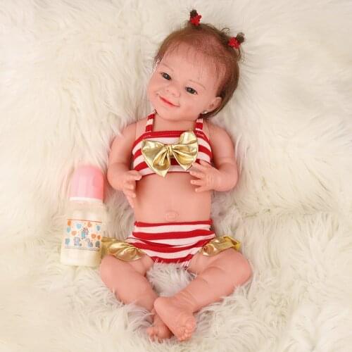 Hoomai Reborn Baby Doll 20 Inches Lifelike Newborn Baby Silicone Vinyl Doll Gift Toy for Children
