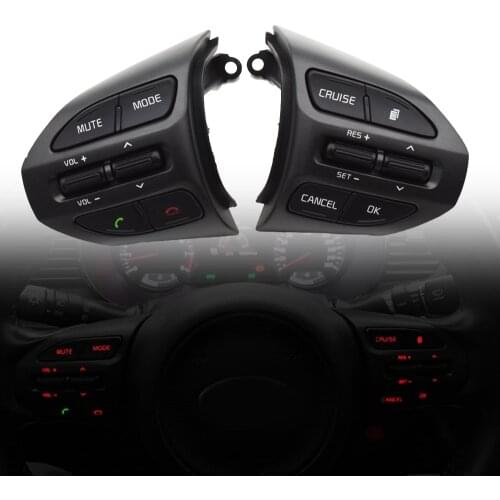 Multifunction Steering wheel button For Kia K5 Optima 2014-2015 phone volume audio cruise function switch accessories