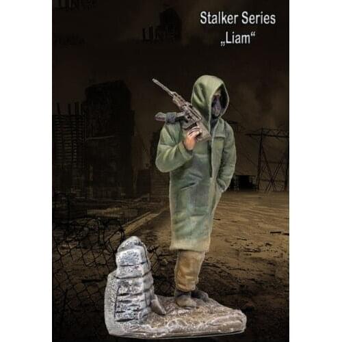 New Unassembled 1/35 Stalker Series Liam with base Resin Kit DIY Toys Unpainted resin model