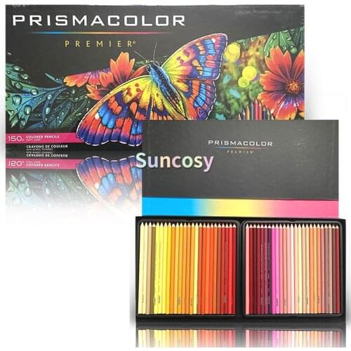 Originl American Prismacolor Sanfu Oil Colored Pencil Art Set ,Lapices Colores Profesionales Lapis De Cor 24 48 72 132 150