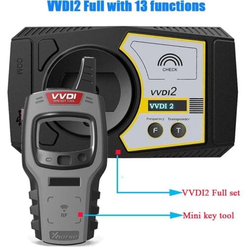 Big Promotion for Xhorse VVDI2 Key Programmer Full Version v6.6.6 with 13 Authorization with vvdi mini key tool