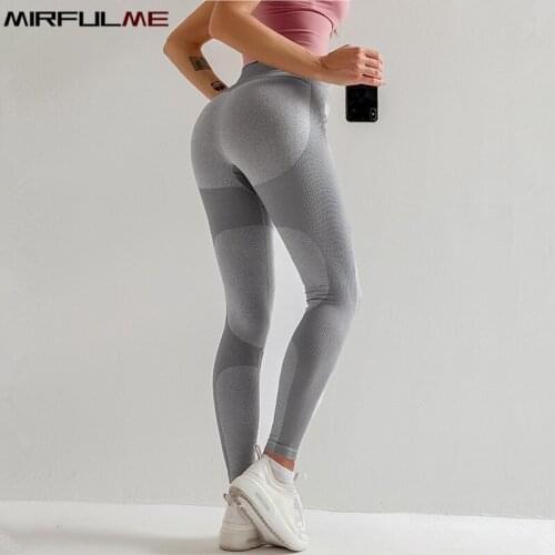 Yoga Pant Women Seamless Leggings Sport Woman Hit Color Running Trouser High Waist Gym Pant Femme Fitness Tights Elastic Leggins