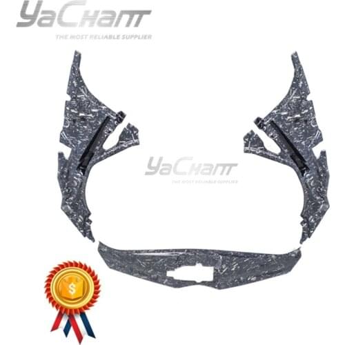 Car-Styling Carbon Fiber Forged Carbon Weave Front Trunk Bay Fit For 2011-2017 Aventador All Models Front Trunk Bay Panel Set