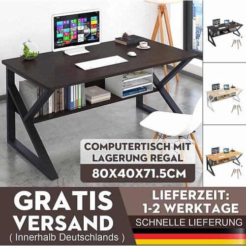 Simple Installation Computer Desk Laptop Portable Moisture-proof Office Writing Table Student Study Home Furniture 120x60CM