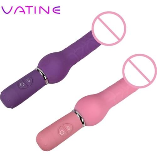 VATINE 10 Speed Dildo Vibrator Clitoris Stimulator Massager Silicone Sex Toys for Women G-spot Vibration Adult Products
