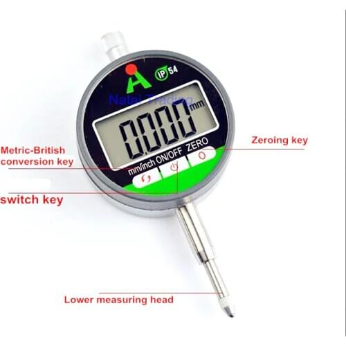 Waterproof and anti oil digital dial indicator, common rail injector shims thickness micrometer gauge injector pump repair tool