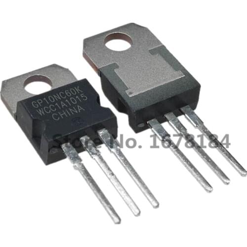 10pcs/lot GP10NC60KD/10A600V IGBT GP10NC60KD original authentic TO-220