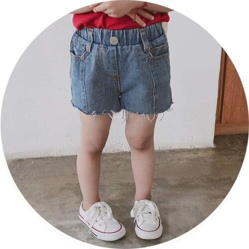 2019 Kids Summer Clothing Girls Boys Jeans Shorts Baby Casual Denim Short Pants Children Casual Pant Clothes